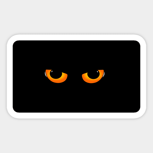 Black Ninja Cat Sticker by Cheebies